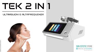 TEK 2 IN 1 MULTIFUNZIONE VISO ULTRASUONI  ALTAFREQUENZA [upl. by Paley]