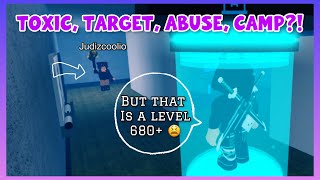 A HIGH LEVEL Of 680 CAMPS And TOXIC 😳  ROBLOX  Flee The Facility [upl. by Tacklind842]