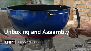 Weber Kettle Unboxing and Assembly  Weber Grills [upl. by Anadal317]