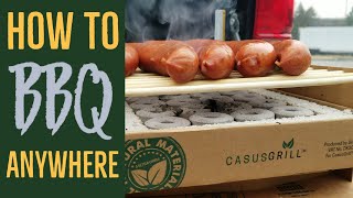 Do you like tailgating  CASUSGRILL  OneTime Use BBQ  Review [upl. by Bancroft]