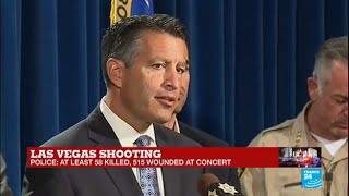 Las Vegas Shooting Nevada Governor Brian Sandoval addresses the press [upl. by Oliva]