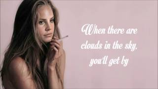 Lana Del Rey  Smile Lyrics [upl. by Aryajay]