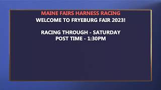 Fryeburg Fair October 4th Harness Racing [upl. by Mancino]