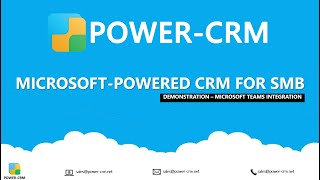 Microsoft Teams CRM  Power CRM [upl. by Sacul684]