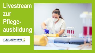 Pflegeausbildung der St Elisabeth Gruppe – Fragen und Antworten im Livestream [upl. by Hutton466]