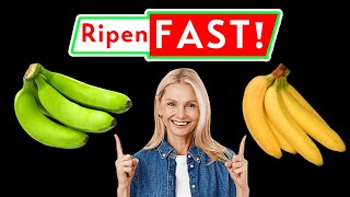 How To Ripen Bananas FAST StepbyStep Guide [upl. by Velda]