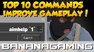 CSGO  10 COMMANDS FOR BETTER GAMEPLAY [upl. by Ilrahs873]