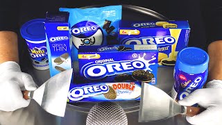 ASMR  Full OREO Ice Cream Rolls  how to make OREO Ice Cream with Chocolate covered Cookies amp more [upl. by Scoles]