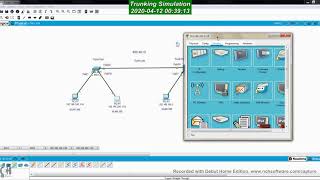 Configure VLAN Trunking using Cisco Packet Tracer [upl. by O'Gowan875]