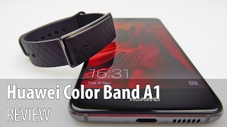 Huawei Color Band A1 HONOR Band A1 Review Affordable fitness tracker with UV sensor [upl. by Wende]