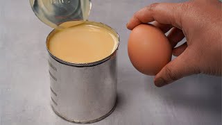 If you have condensed milk and egg at home then try this easy delicious and simple recipe [upl. by Rufina]