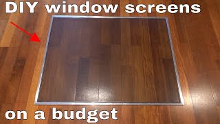 How to build window screens  DIY flyscreen [upl. by Arakawa938]