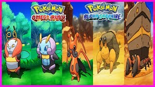 Pokemon OmegaRuby amp AlphaSapphire  VolbeatIllumiseKricketuneDwebble amp Crustle Locations [upl. by Aissert]