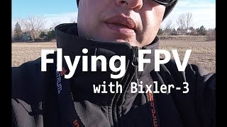 Flying FPV with Hobby King Bixler3 [upl. by Ronacin]