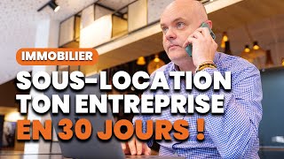 Comment créer son entreprise de souslocation [upl. by Minni530]