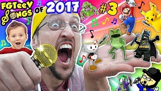 FGTEEV SONGS of 2017 Part 3 Amazing Frog Minecraft Lego Dimensions Scribblenauts Youtube Rewind [upl. by Willard]