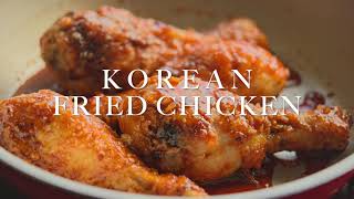 Korean Fried Chicken Dakgangjeong [upl. by Pius]