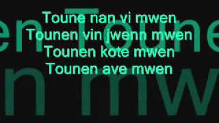 Zin  Tounen Lyrics [upl. by Mcadams]