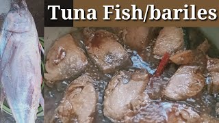 How to cook adobo tuna fishbariles [upl. by Verda]