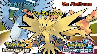 Pokémon UltraSun amp UltraMoon  Articuno Zapdos amp Moltres Music HQ [upl. by Weinstein110]