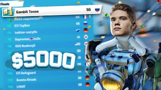 🏆1 МЕСТО НА FNCS 5000 [upl. by Einnhoj]