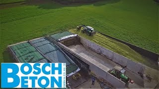 Bosch Beton Fahrsilo  Maissilage [upl. by Yelir396]