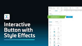 Style Buttons Interactively in Axure RP with Style Effects [upl. by Evangeline105]