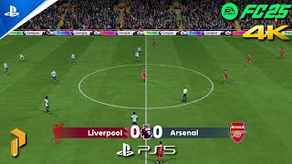 EA Sports FC 25  Liverpool Vs Arsenal I Full Gameplay I Professional Difficulty PS5 [upl. by Arocat478]