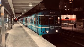 C14 Tunnelbana vid Gullmarsplan 2024 [upl. by Ziguard250]