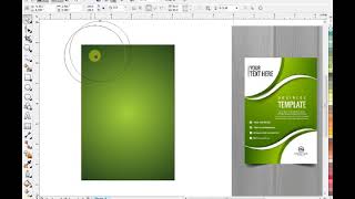 how to make awesome flyer template using coreldraw [upl. by Eelynnhoj]