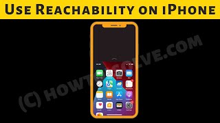 iOS 17 How to Turn on Reachability on iPhone 14 Pro Max 13 pro max XS Max X 8 Plus 7 Plus [upl. by Giltzow]