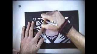 How To Cut a Stencil EASILY [upl. by Ataner83]