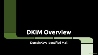 DKIM Overview [upl. by Haynes]