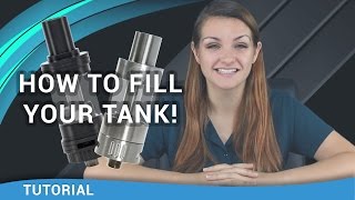 Beginner Vaper Tutorial How to Fill a Vape Tank  ecsupplyinccom [upl. by Akyre44]