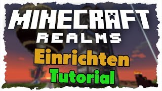 Minecraft Realms einrichten amp Spieler einladen  Tutorial [upl. by Herod998]