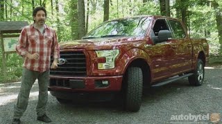 New 2015 Ford F150 XLT SuperCrew 4x4 Test Drive Video Review [upl. by Andreana]