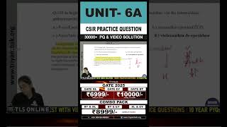 CSIR Practice Question  Unit 6 System Physiology  Topic B Respiration and photorespiration [upl. by Eikcin]