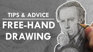 TIPS amp ADVICE to IMPROVE your FREEHAND DRAWING [upl. by Lucilia]