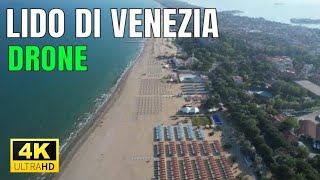 Venice Lido 🌎 Lido di Venezia Drone 4K Italy [upl. by Ursa46]