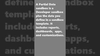 Types of Sandboxes in Salesforce salesforce salesforceturotials salesforceapex [upl. by Aidnama]