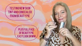 New Beauty Pie Skin Tint amp Concealer wear test and tutorial for a full face of Beauty Pie [upl. by Llednil]