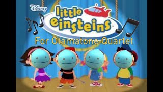 Little Einsteins Theme Song  For Otamatone Quartet [upl. by Deonne]