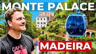 Riding The Funchal Cable Car To Monte Palace Garden Funchal Day Trip [upl. by Yanffit]