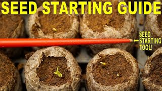 Complete Guide To Starting SeedsThis Tool Makes Seed Starting SO EASY [upl. by Ojibbob]