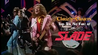 TOP TEN The Best Songs Of Slade RETRO [upl. by Rabkin]