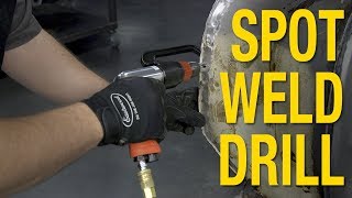 Drill Through Spot Welds Quicker Easier amp Safer Pneumatic Spot Weld Drill from Eastwood [upl. by Babs206]