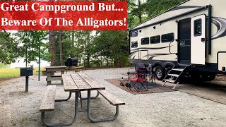 Huge Lakefront Campground In Georgia  Cotton Hill Campground [upl. by Ennirak]