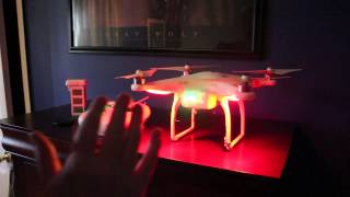 Demonstration of Battery Issue with DJI Phantom 2 [upl. by Lagas]