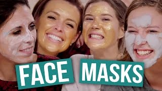 3 Weird Face Masks Beauty Break [upl. by Lepine]