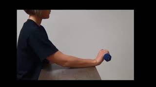 Resisted Wrist Extension With Weight  Merck Manual Professional Version [upl. by Stephi514]